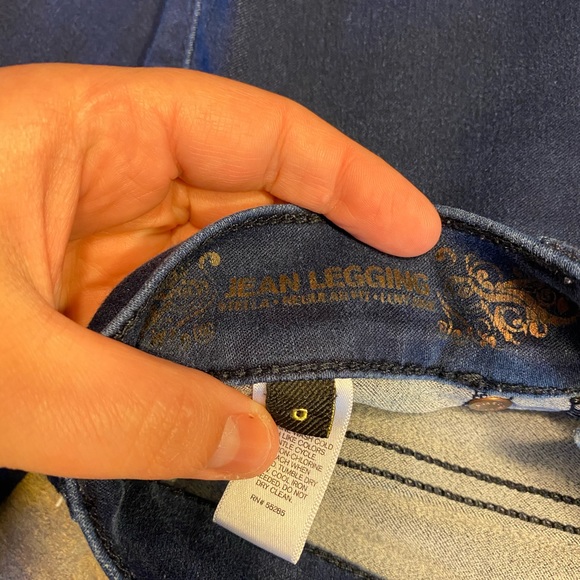 EXPRESS Jean Leggings Size 0 - Picture 5 of 7